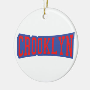 CROOKLYN, NYC JULGRANSPRYDNAD KERAMIK