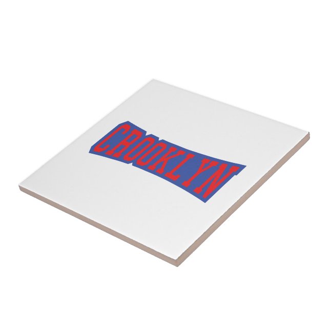 CROOKLYN, NYC KAKELPLATTA (Sidan)