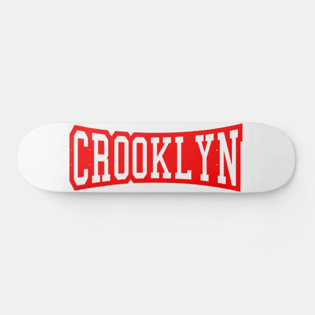 CROOKLYN, NYC MINI SKATEBOARD BRÄDA 18,7 CM (Horz)