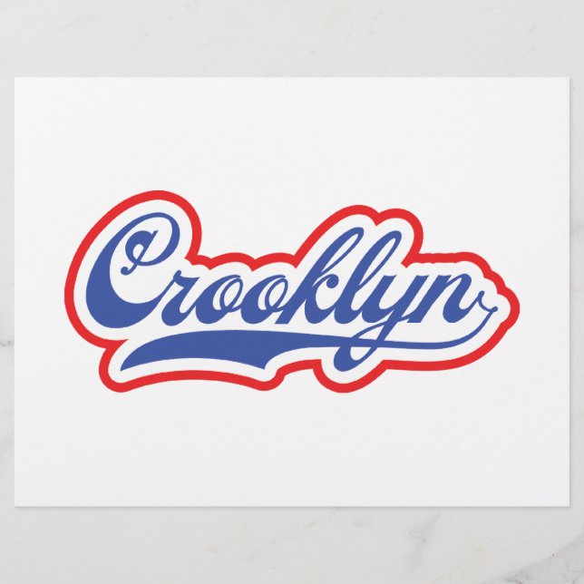 Crooklyn, NYC Reklamblad (Framsidan)