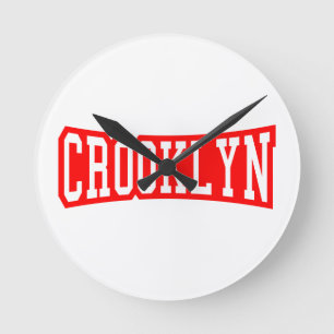 CROOKLYN, NYC RUND KLOCKA