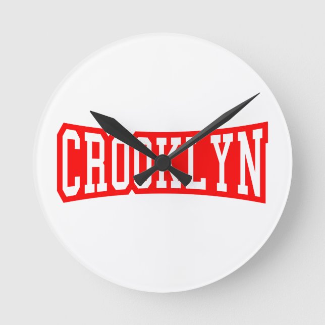CROOKLYN, NYC RUND KLOCKA (Framsida)