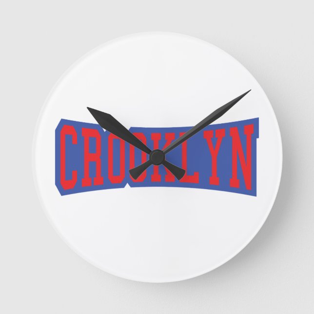 CROOKLYN, NYC RUND KLOCKA (Framsida)