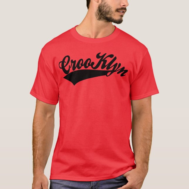 CROOKLYN-UTSLAGSPLATS (RED/BLACK) T-SHIRT (Framsida)