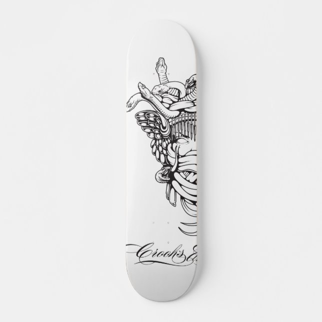 Crooks & Castles Medusa Core 1 Skateboard Bräda 19,5 Cm (Framsida)