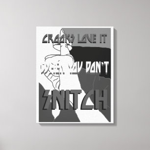 Crooks Kärlek, det Wrapped Canvas