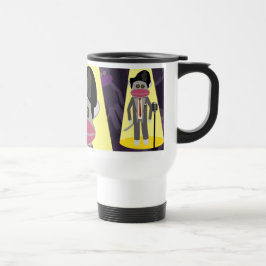 Crooner Roligt Fifties Retro Singer Sock monkey Resemugg
