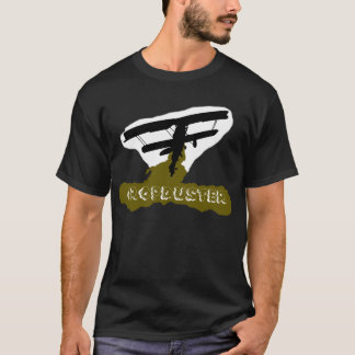 Cropduster i svart t-shirt