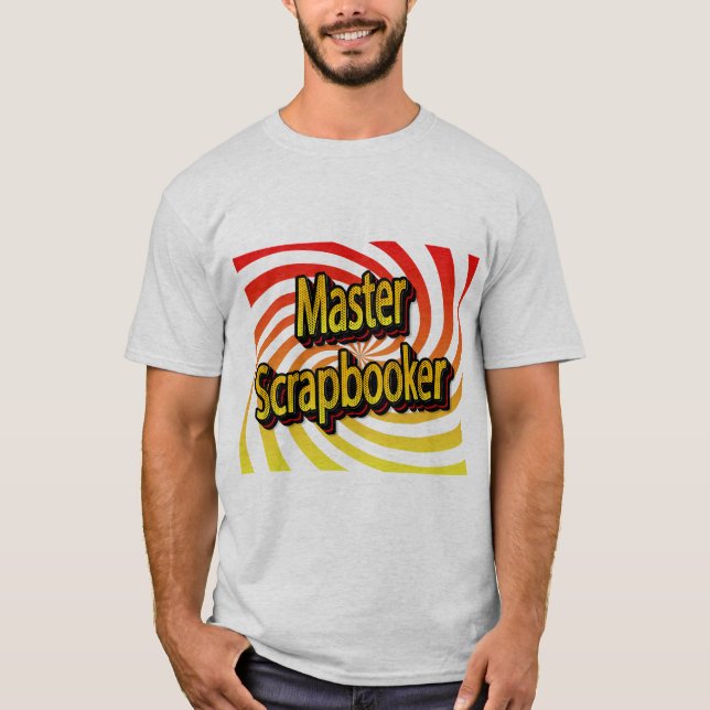 Cropper Scrapbook Crafter  T Shirt (Framsida)