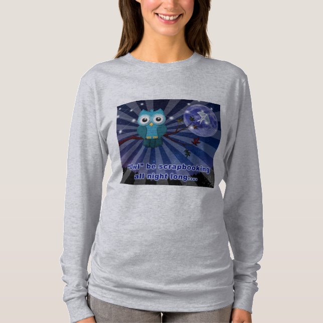Cropper Scrapbook Formgivare T Shirt (Framsida)