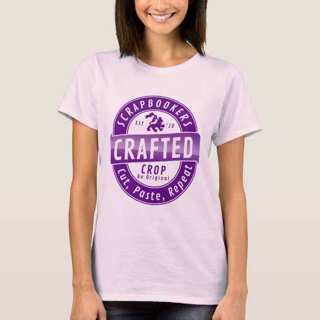 Cropper Scrapbook T Shirt (Framsida)