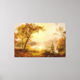 CROPSEY Greenwood Sjö Hösten på Hudson River 1875 Canvastryck