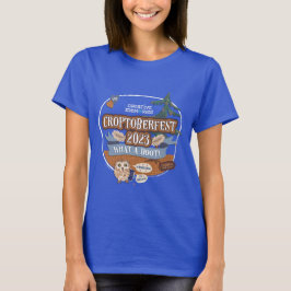 Croptoberfest 2023 Kvinnors blå T-Shirt