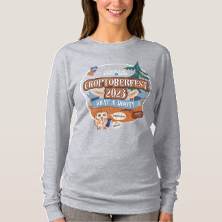 Croptoberfest 2023 Kvinnors långlivade Grått T Shirt