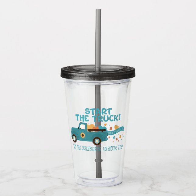 CROPTOBERFEST 2024 Tumbler - Starta Lastbil B Take Away Mugg (Framsida)
