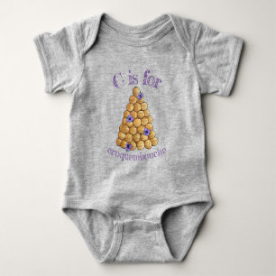 Croquembouche Choux Buns Fransk Patisserie Cake T Shirt