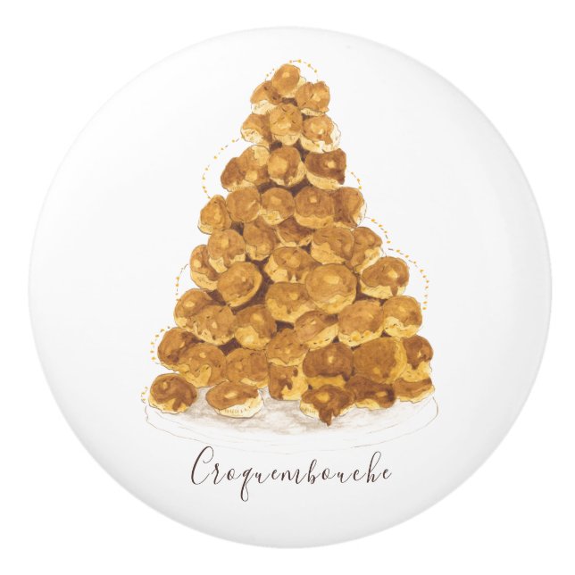 Croquembouche vattenfärg knopp (Framsidan)