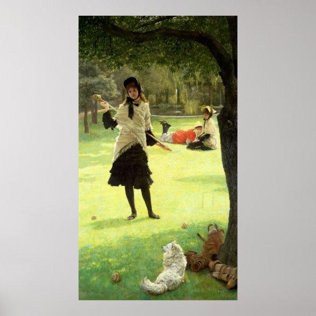Croquet, 1878 poster (Framsidan)
