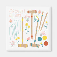 CROQUET ALL DAY Gräsmatta Games Roligt Cute