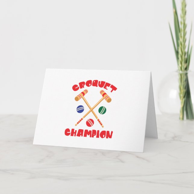 Croquet Champion Kort (Framsida)