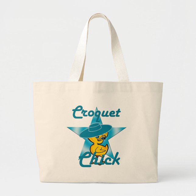 Croquet Chick #7 Jumbo Tygkasse (Framsidan)