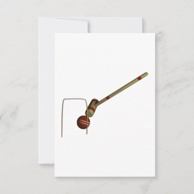 Croquet Mallet och Bollar (Framsida)