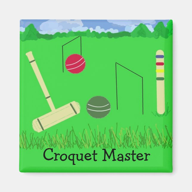 Croquet Master Magnet (Framsidan)