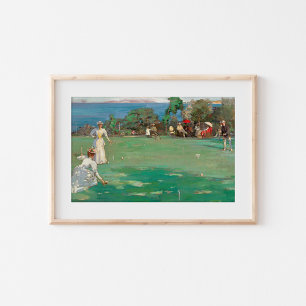 Croquet Party Herr John Lavery Poster