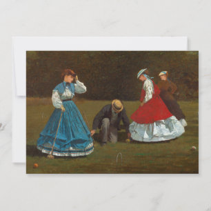 Croquet Scene Winslow Homer