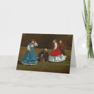 Croquet Scene Winslow Homer Kort