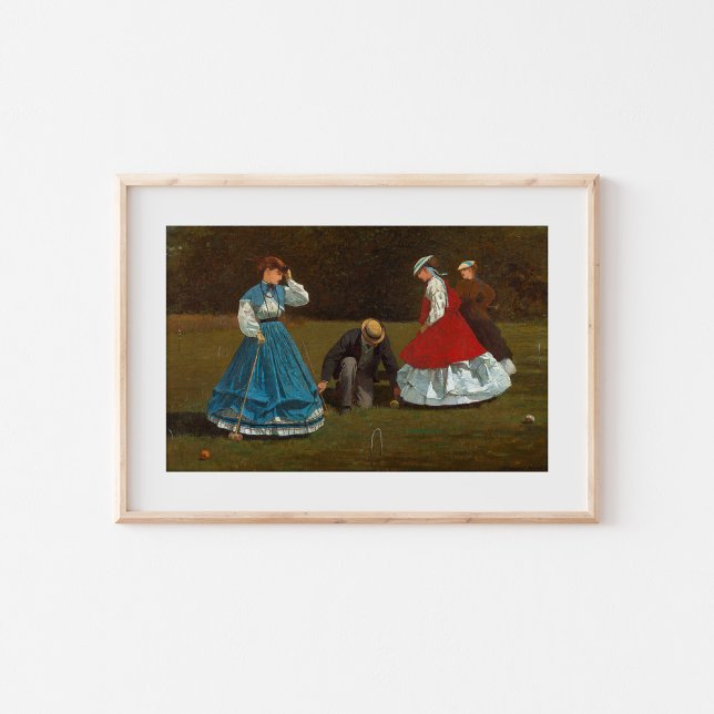 Croquet Scene | Winslow Homer Poster (Skapare uppladdad)