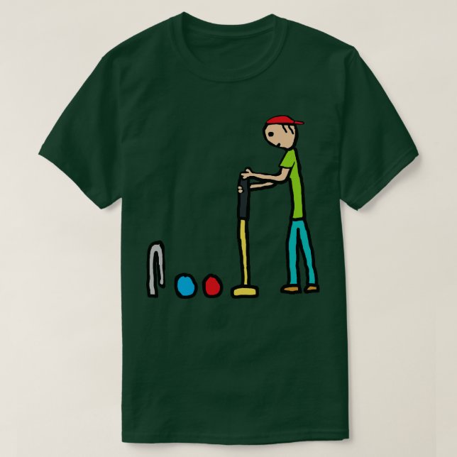 Croquet T Shirt (Design framsida)