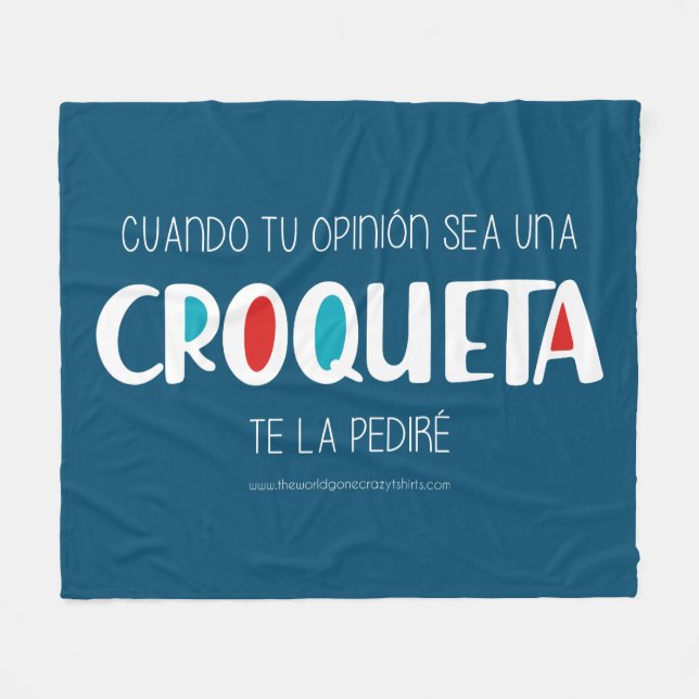 Croqueta Fleecefilt (Framsidan (Horisontell))