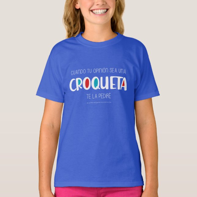 Croqueta T Shirt (Framsida)