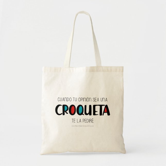 Croqueta Tygkasse (Framsidan)