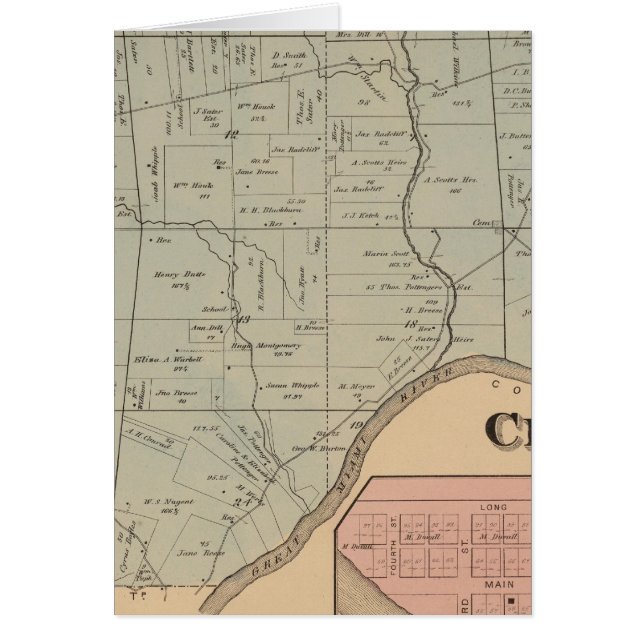 Crosby, Ohio Hälsningskort (Framsidan)