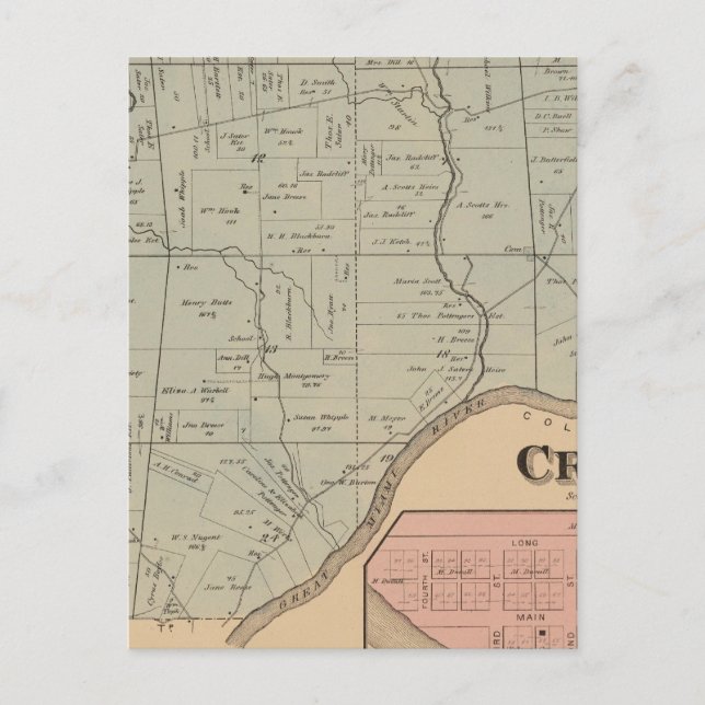 Crosby, Ohio Vykort (Framsida)