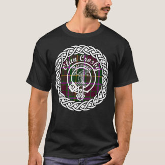 Crosby surname last name Scottish Tartan Clan Cres T Shirt