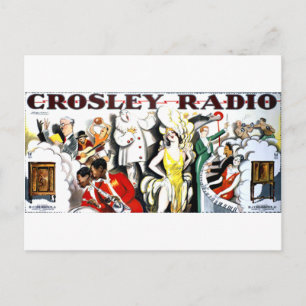 Crosley Radio Vykort