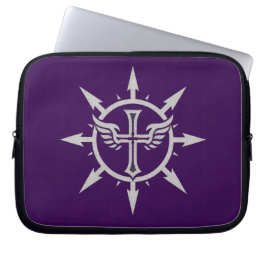 "Cross and Wings Emblem" Electronics Bag Laptop Fodral