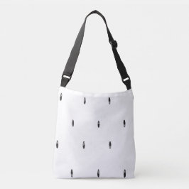 Cross Body Bag | Anpassad Tote med tryck överallt Axelväska