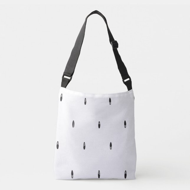 Cross Body Bag | Anpassad Tote med tryck överallt Axelväska (Framsida)