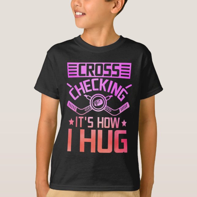 Cross Checking Det är så jag kramar  T Shirt (Framsida)