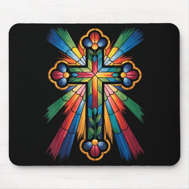 Cross Colorful Christian Religous  Musmatta (Framsidan)