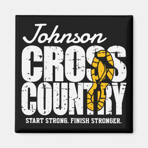 Cross country ADD TEXT-Springer som kör Team Playe Magnet
