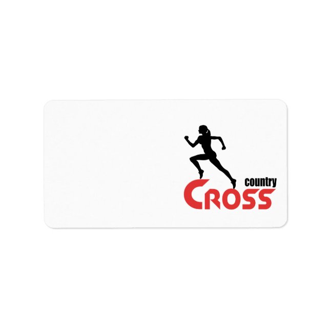 Cross country adressetikett (Framsidan)