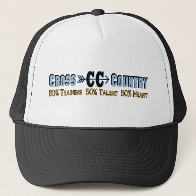 Cross country design truckerkeps (Framsida)