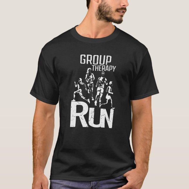 Cross Country - Fun Group Therapy Running, Running T Shirt (Framsida)
