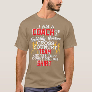Cross country joggare för träning av lustig gi t shirt