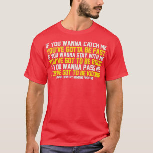 Cross country körning är funny Cross country T Shirt